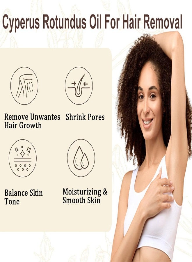 MULPG 2 PCS Cyperus Rotundus Oil,Cyperus Rotundus Oil for Hair Removal,Reduces Unwanted Body Hair Growth,Moisturize Smooth Skin for All Skin Types for Women & Man (2.02 fl.oz) - Image 2